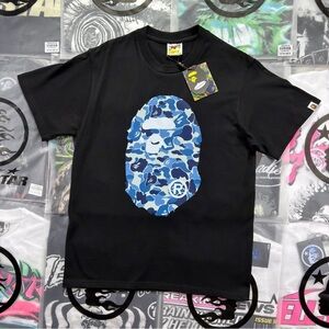 BAPE ABC Camo Big Ape Head Tee ‘Black’